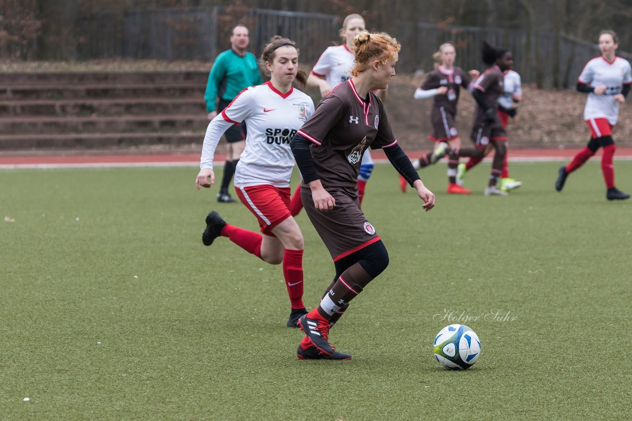 Bild 306 - B-Juniorinnen Walddoerfer - St.Pauli : Ergebnis: 4:1